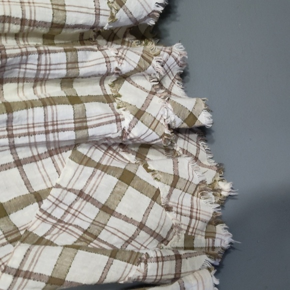 Free People Hooded Plaid Pullover size small - Picture 3 of 8